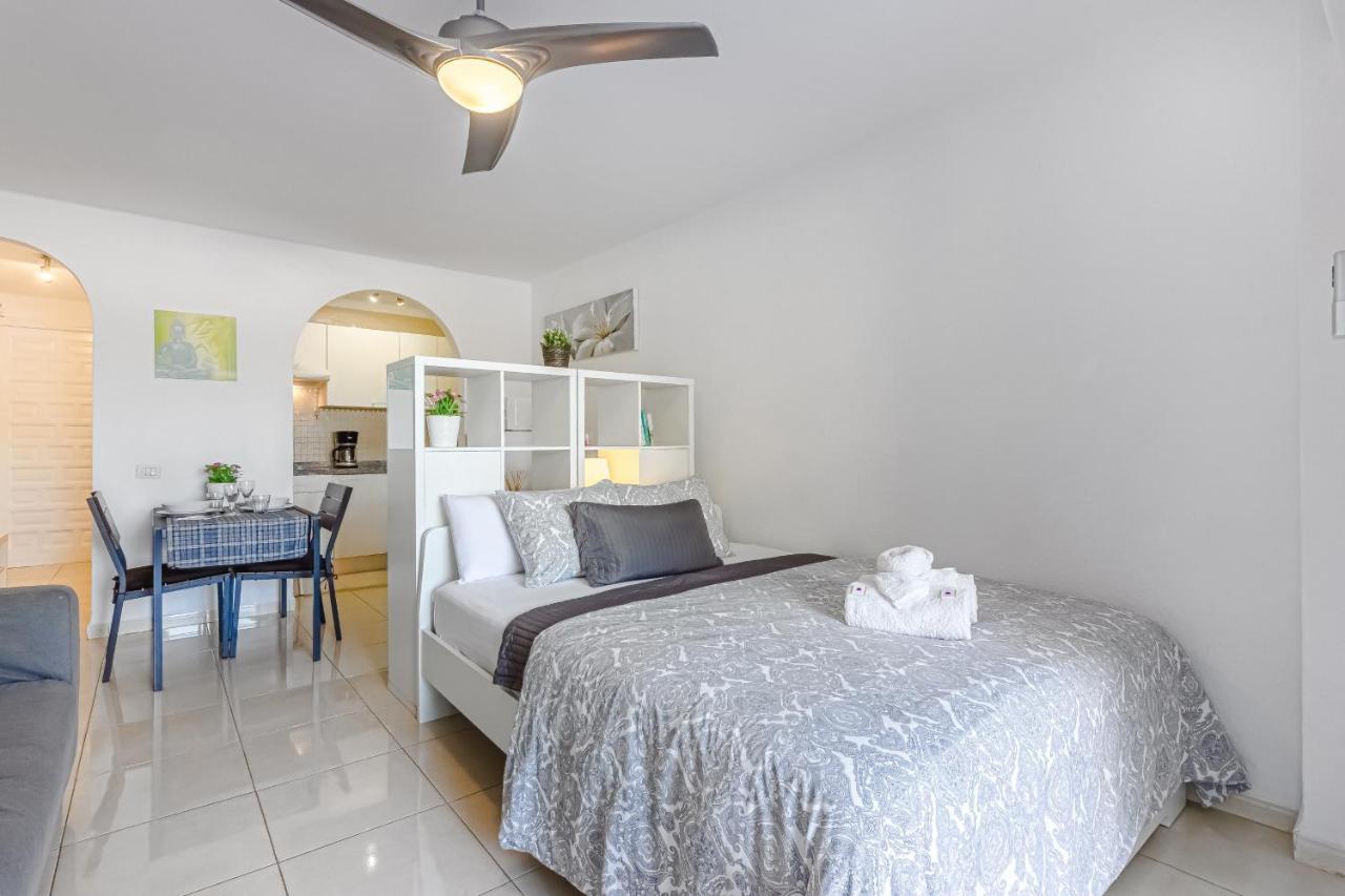Fantastic Large Studio In Front Of Beach Heated Pool Wifi Arona  Exterior photo