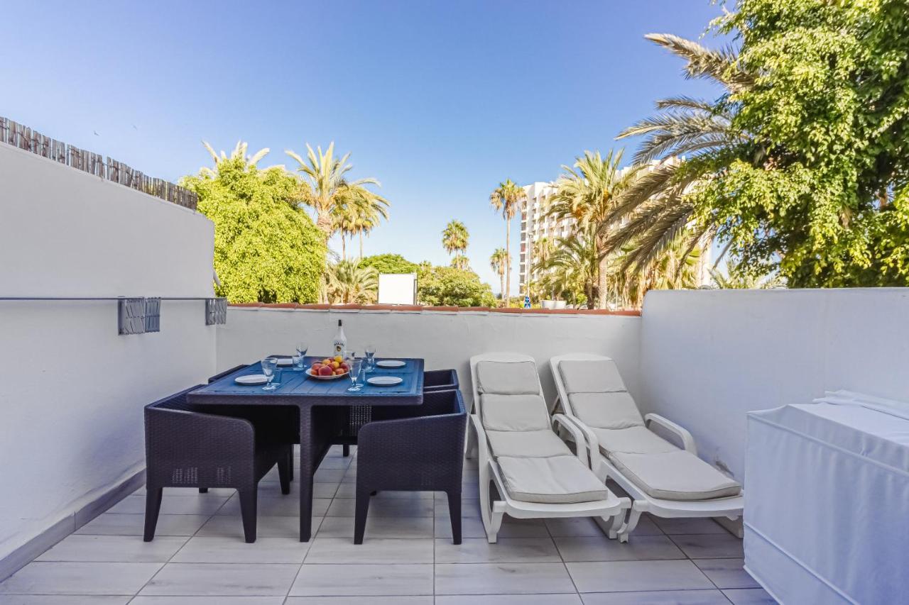 Fantastic Large Studio In Front Of Beach Heated Pool Wifi Arona  Exterior photo