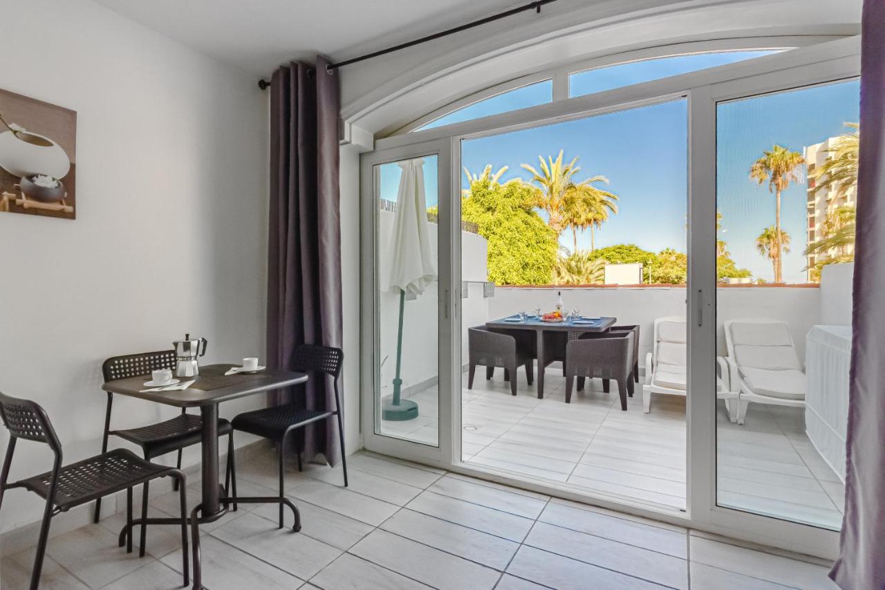 Fantastic Large Studio In Front Of Beach Heated Pool Wifi Arona  Exterior photo